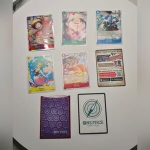 A 7-item One Piece Card Game lot
